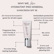 Load image into Gallery viewer, HydraTint Pro Mineral Broad Spectrum Sunscreen SPF 36
